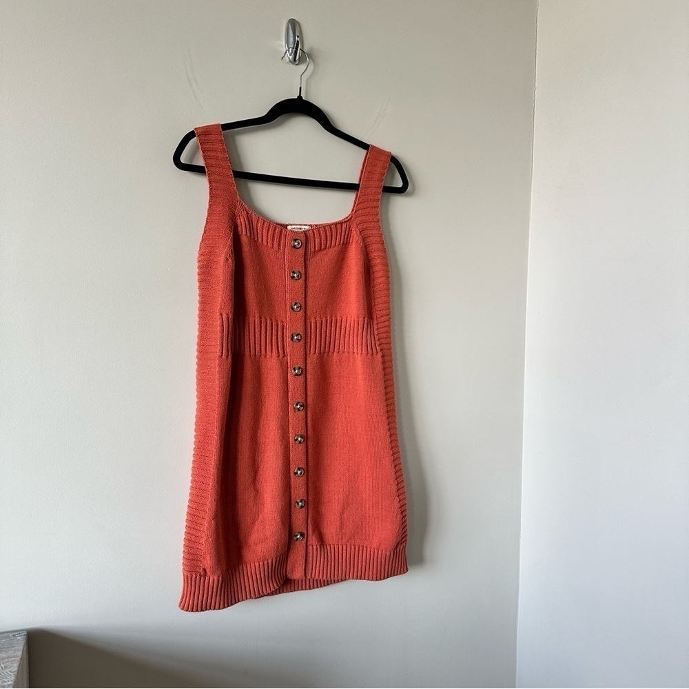 Jackson Rowe-Saranda Tiger Lily Button Front Knit Dress (Size:Small) - Picture 5 of 11